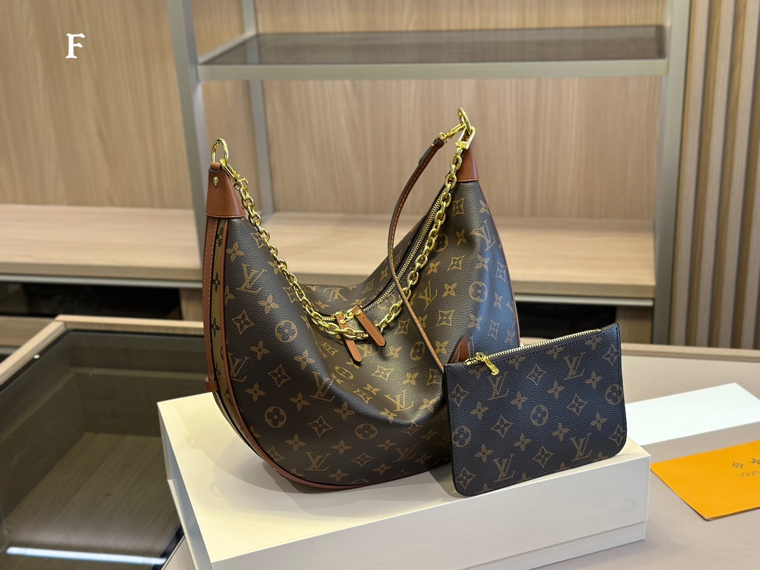 The top version of the original LV LV loop armpit bag details are the shipping pictures